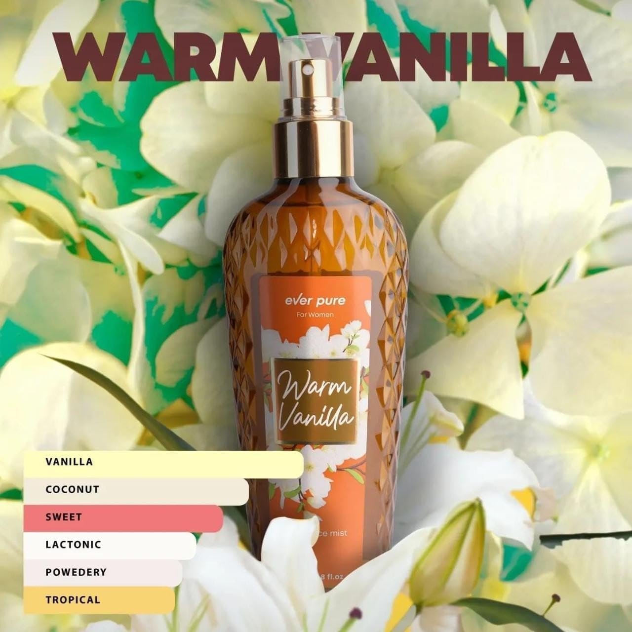 A fragrance inspired by Warm Vanilla